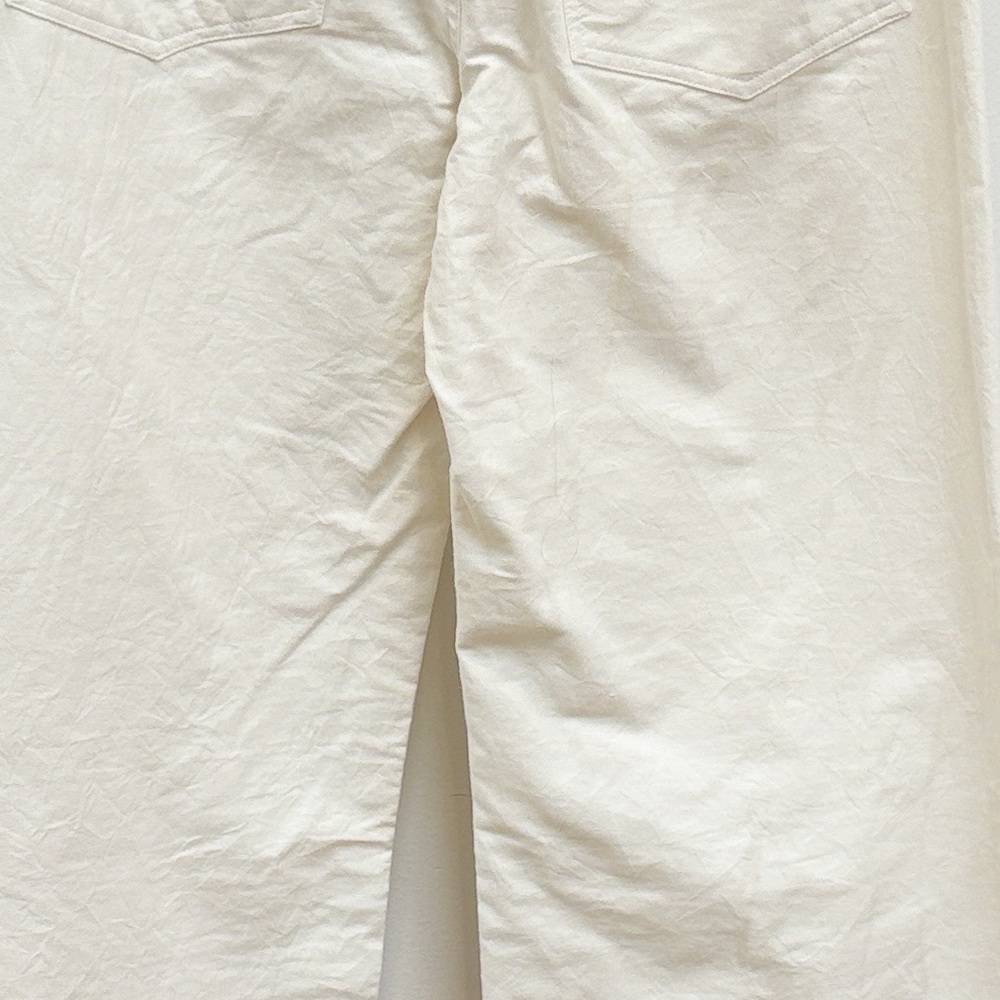 Apiece Apart Off-White Wide Leg High-Rise Pants - Picture 5 of 8